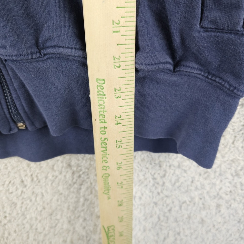 Von Dutch Flying Eye Wings Full Zip Navy Sweatshirt Size Mens Medium Made USA - Picture 4 of 8